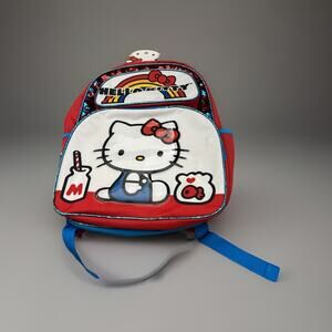 NWT Sanrio Hello Kitty Red Sequin Sparkle Backpack 16" x 12.5" x 5.5" NEW